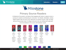Tablet Screenshot of milestonedocuments.com